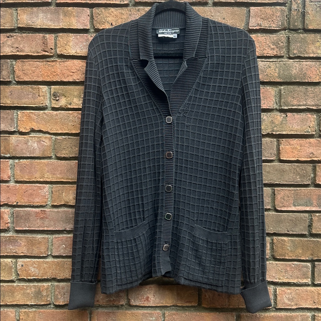 Salvatore Ferragamo Vintage Cardigan 1980s